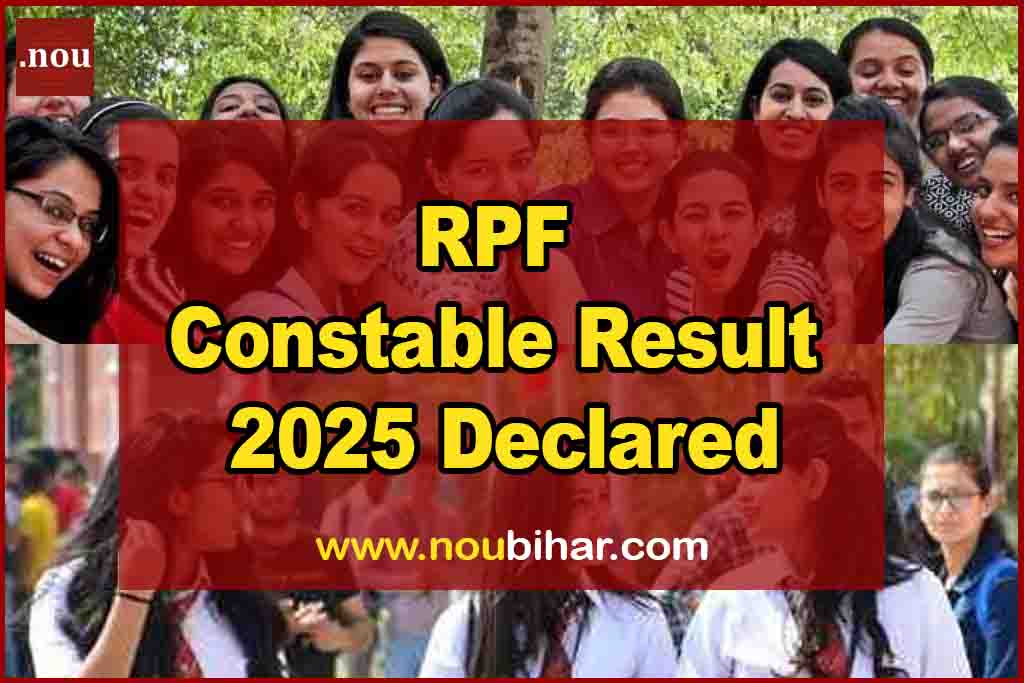 RPF Constable Result 2025 Declared